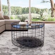 RINA HEY TESSIN/71 โต๊ะกลาง โต๊ะข้าง โต๊ะอเนกประสงค์ โครงทำจากเหล็ก COFFEE & END TABLES W71 X D71 X