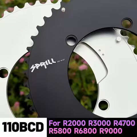 Crown Bcd 110 4 Holes 110bcd Aero Chainring For Sram Axs Shimano 105 5800 Ultegra 6800 R9000 Double 