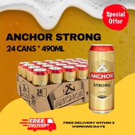 Anchor Strong Beer Can 24 x 490ml