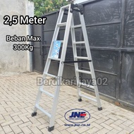 Tangga Lipat 2.5 meter aluminium super jumbo