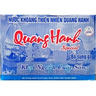 Quang Hanh natural salt mineral water supplement gas - 20 bottles of 500ml