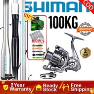 Fishing Reel Full Set Spining Rod 1.65-2.1m Joran Pancing Set Alat Memancing Lengkap topi fishing