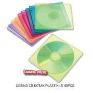50PCS PLASTIC BOX CD CASE PLASTIC CD CASE /DVD CD CASE CD Sleeve CD Storage