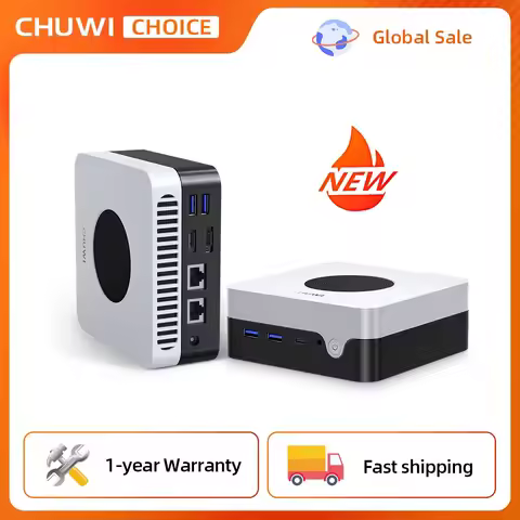 CHUWI LarkBox X Mini PC Intel i3-1220P Game PC UHD Graphics Processors 8GB RAM 256GB SSD WiFi 6 Desk