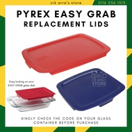 Pyrex Lid Loose Replacement Plastic Cover Square Rectangular Easy Grab Baking Dish (Sold Individuall