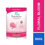 Shokubutsu Moisture Fresh Shower Foam Floral Bloom Refill Pack 800g