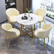 It Is Negotiable Light Simple Reception Modern Dining Table Chair Style Sales Local Luxury Round Tab