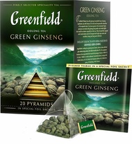 Greenfield Oolong Tea GREEN GINSENG 20pyramids