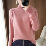 Broken Code Clearance 58 Yuan Half Turtleneck Cashmere Sweater Women Short Style Autumn Winter New S