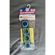 4WD Mini Racer Hard Arched Tires (Blue) 95254