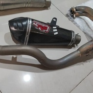 knalpot r9 austin titanium ninja 250fi