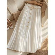 SKIRT 4974 LOOSE SKIRT PLEATED WOMEN'S SKIRT BOTTOM WOMEN'S SPAN SKIRT SKIRT WOMEN SKIRT