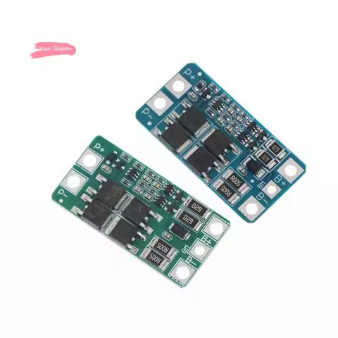 Y-1/5Pcs 8.4V BMS With Balancing 2S 6.4V 7.4V10A LiFePO4 Battery Protection Board For 32650 18650 Ba