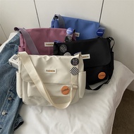 College & Casual Sling Bag – Unisex Japanese Messenger Bag Fits A4, Trendy & Light Design