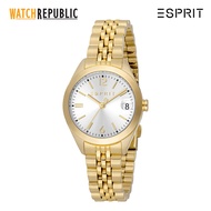 Esprit Madison Ii Gold Stainless Steel Quartz Watch For Women EES1L388M0045