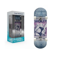 Calistouk Bàn phím gỗ Fingerboard thiết lập xe trượt Đồ chơi ngón tay Ván trượt ngón tay gỗ cây pho