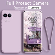 Realme 11 5G Case Realme 11x 11 Pro 10 Pro Plus 5G Case Soft Liquid Silicone Casing Full Cover Camer