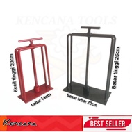 Dental cuvette press tool, braces, large and small dentures