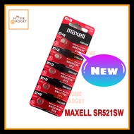 (Original) 5 Pcs Maxell SR521SW/ SR616SW/ SR621SW/ SR626SW/ SR716SW/ SR721SW/ SR726SW/ SR920SW/ SR92