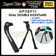 Litepro Dual Double Kickstand 20inch 22inch Crius Velocity Master D Fnhon Blast Folding Bike