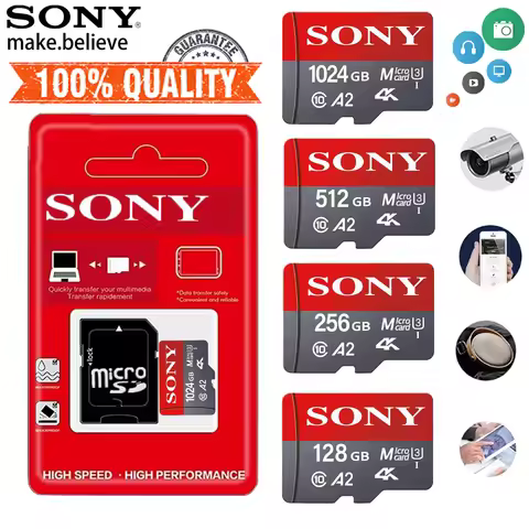 SONY Micro TF SD Card SD Memory Card Extreme 1TB 512GB 128GB 256GB4K Full Memory Flash Cards For Pho