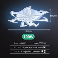 ไฟเพดาน Led DOOMYHOME ทันสมัยสำหรับห้องเรียนห้องรับแขกห้องนอนดีไซน์กลีบดอกไม้โคมไฟติดเพดาน Led สีขาว