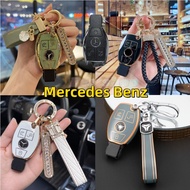 For Mercedes Benz Mercedes E250 CLA GLA GLK AMG GLC C C200 B200 S C E Class W213 Key Chains Case Ring Cover Car Styling soft tpu Accessories