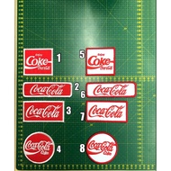 Patches coke coca cola kain sulam coke coca cola embroidery patches