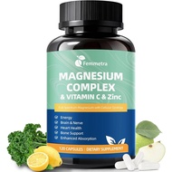 Ultra Magnesium omplex Zin Vitamin D3 K2  & Inositol - Magnesium Glyinate, Malate, & itrate, 23-in-1