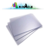 Rigid Sheet Plastic Binding Cover A4 0.2mm Clear PVC - (10 sheets)