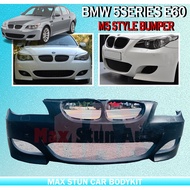 BMW 5 SERIES E60 2003-2009 M5 STYLE FRONT BUMPER (M5) BUMPER DEPAN FOR E60 FIBER BUMPER SKIRT LIP M 