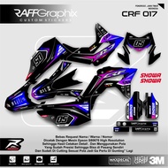 STICKER CRF 150 FULL BODY / DECAL CRF 150 FULL BODY / DECAL CRF BIRU /MERAH HITAM