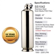 Stainless Steel 1042 Outdoor Water Filter