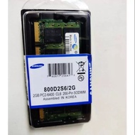 RAM Laptop Merk Samsung SODIM DDR2 2GB PC6400 800mhz