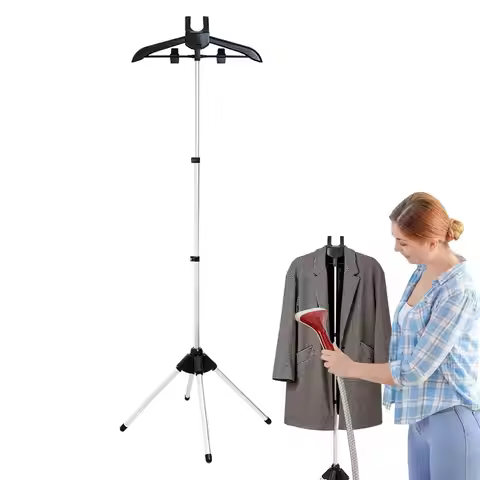 Telescopic Garment Steamer Rack Steamer Stand Adjustable Height Clothes Rack For Ironing Rotatable G