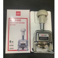 6-digit and 8-digit deli number stamping machine - Garment industry