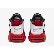 Brand New Ready Stock Nike Air More Uptempo Air Cushion Red White Black Sneakers 88 3RQH JDV4