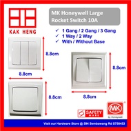 MK Honeywell 10A Large Rocket Electric Socket Slimline Plus Switch 1 Way 2 Way 1 Gang 2 Gang 3 Gang