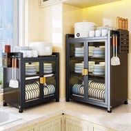 Kitchen Cupboard Rack Anti-dust Cupboard Drain Rack Countertop Tableware Dishes Storage Tableware Lo