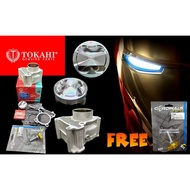 TOKAHI RACING BLOCK CERAMIC SET Y15ZR/LC135 (62MM/63MM/65MM) FREE TENSIONER CARDINALS RACING