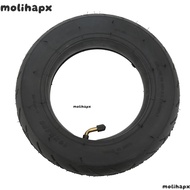 MOLIH 10x2.125 Tire and Inner Tube, Rubber Black Electric Scooter Tire, Durable 0° Valve Stem Electr