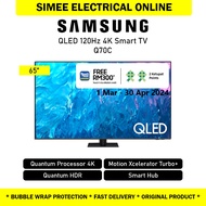 [NEW 2023] SAMSUNG 65 Inch Q70C QLED 4K Smart TV With 120Hz 100% Colour Volume with Quantum Dot QA65Q70CAKXXM
