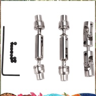 3Pcs Metal Drive Shaft CVD for  B16 B36  Q60 Q63 Q64 MN77 FY004 6WD 6X6 1/16 RC Car Upgrade Parts