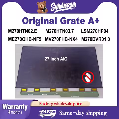 Original New A+ 27'' Only Lcd Glass Screen M270HTN02.E M270HTN03.7 LSM270HP04 ME270QHB NF5 V270FHB N