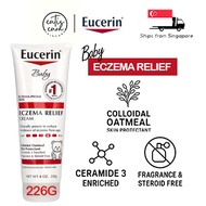 Eucerin, Baby Eczema Relief Cream, Reduce Incidence of Eczema Flare-Ups, Fragrance & Steroid-Free,  