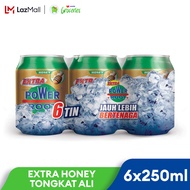 Power Root Extra Honey Tongkat Ali (250ml X 6 Cans)
