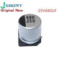 10PCS 25V680UF SMD Aluminum Electrolytic Capacitor 680UF25V Size： 10*10.5MM