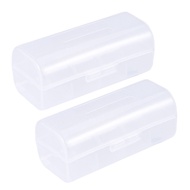 2pcs 26650 Battery Organizer Batteries Holder Hard Plastic Storage Battery Box Case Support Wholesal