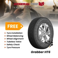 NEW TYRE 215/50R18 GRABBER HT6 GENERAL TIRE (WITH INSTALLATION)