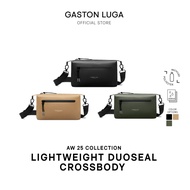 Gaston Luga Lightweight DuoSeal Crossbody Black Bag Waterproof Material